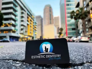 esthetic dentistry business card